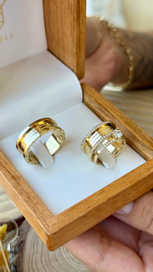 Alianças em Ouro 18k
- Modelo Milão