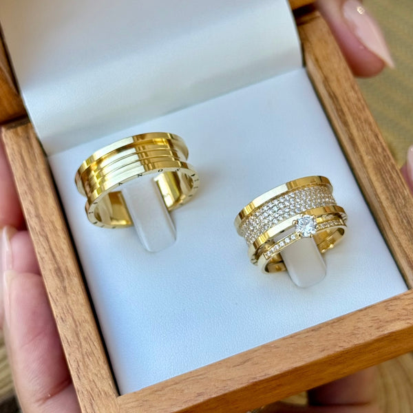 Alianças em Ouro 18k - Modelo Madri