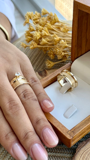 Alianças em Ouro 18k - Modelo Roma