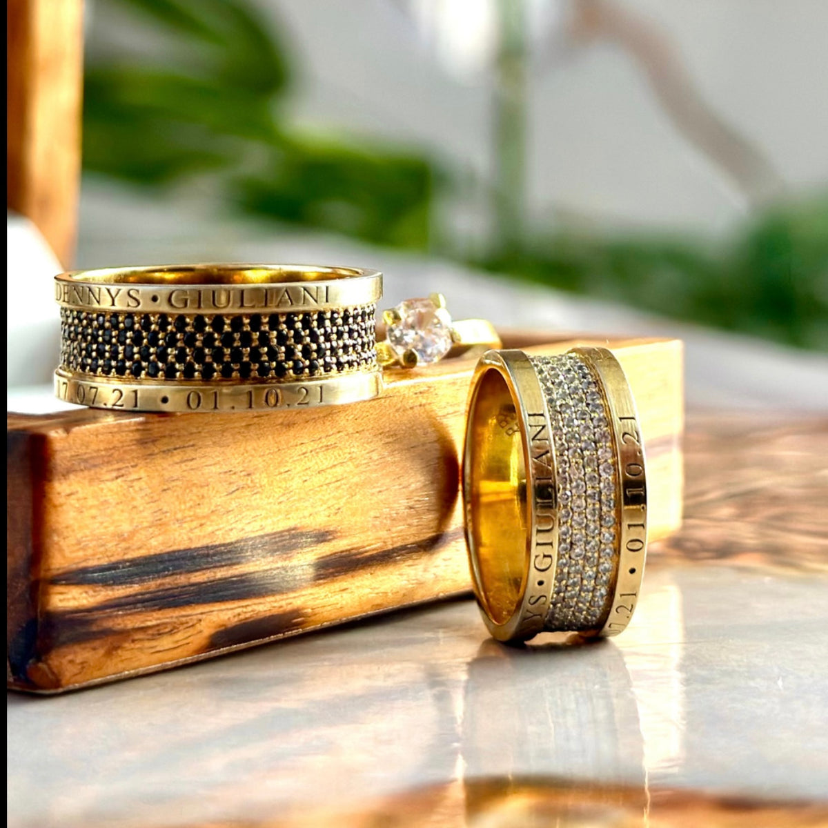 Alianças de casamento em Ouro 18k - Modelo Calabró – Adamas Alianças, image size:1200x1200