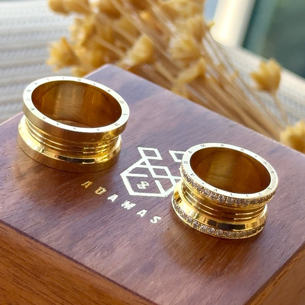 Alianças em Ouro 18k - Modelo Dubai