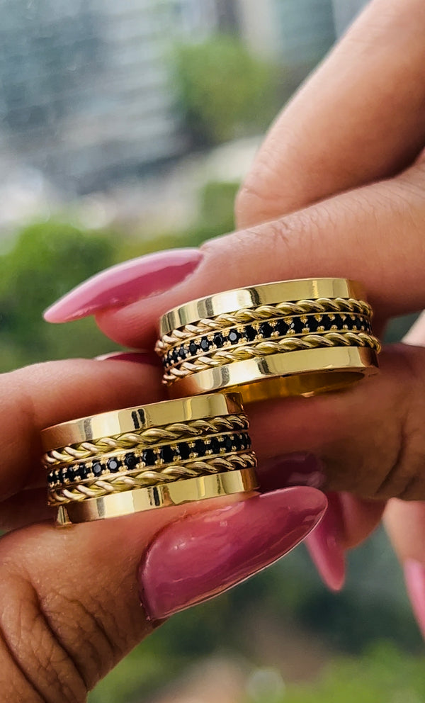 Alianças de casamento em Ouro 18k  - Modelo Londres