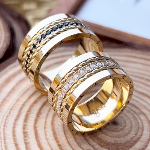 Alianças em Ouro 18k - Modelo Pinheiros Casamento