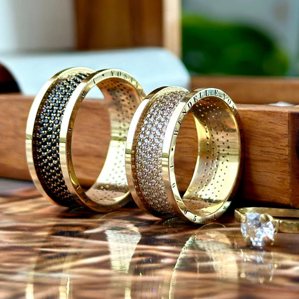 Alianças de casamento em Ouro 18k - Modelo Nascimento