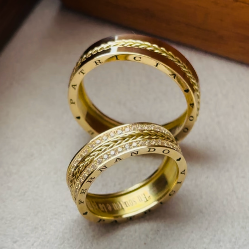 Alianças de casamento em Ouro 18k - Modelo Bahamas