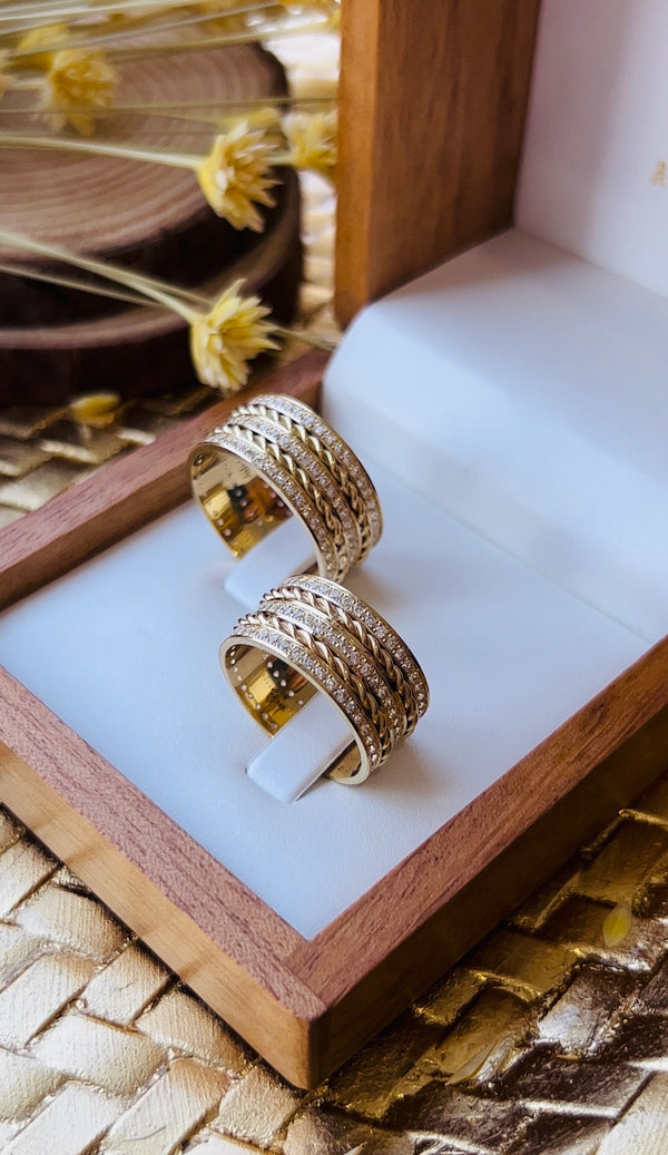 Alianças de casamento em Ouro 18k - Modelo Europa