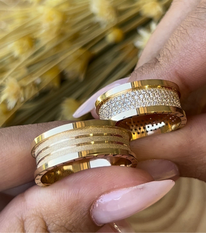 Alianças de casamento em Ouro 18k - Modelo Madri