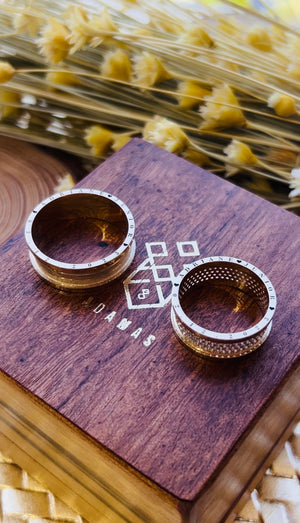 Alianças de casamento em Ouro 18k - Modelo Madri