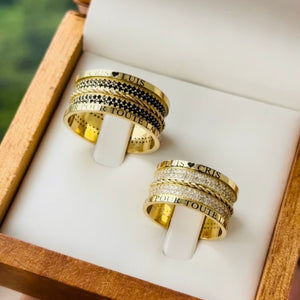 Alianças de casamento em Ouro 18k  - Modelo Paris