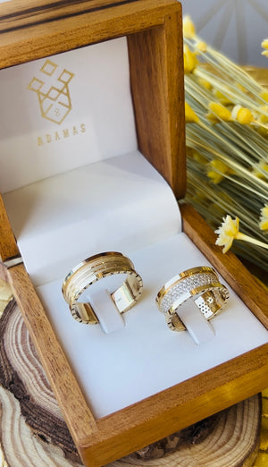 Alianças de casamento em Ouro 18k - Modelo Madri