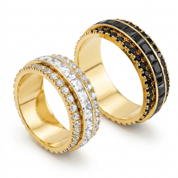 Alianças de casamento em Ouro - Modelo “Amor eterno”