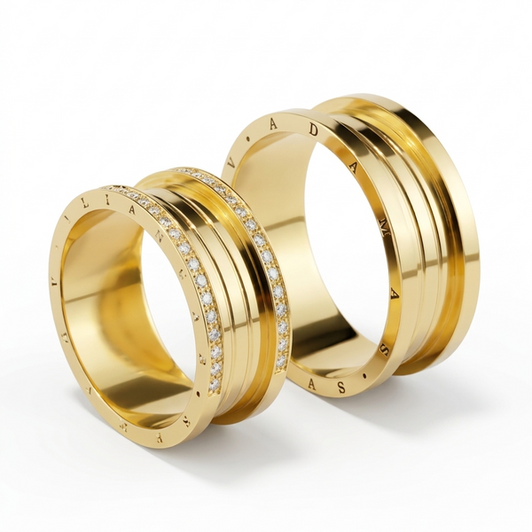 Alianças em Ouro 18k
- Modelo Milão