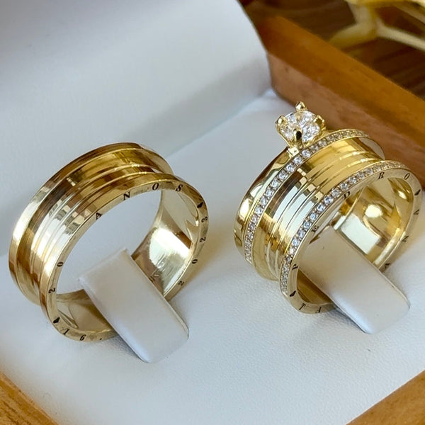 Alianças em Ouro 18k
- Modelo Milão