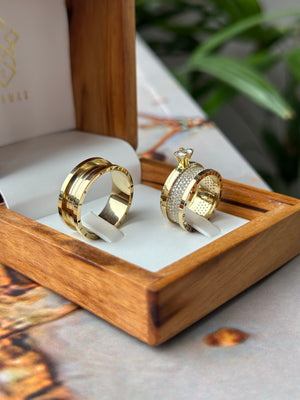 Alianças de casamento em Ouro 18k - Modelo Madri