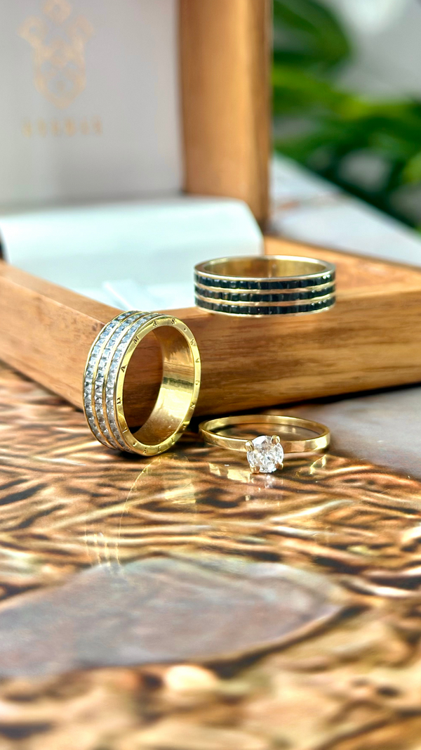 Alianças de casamento em Ouro 18k - Modelo Flórida