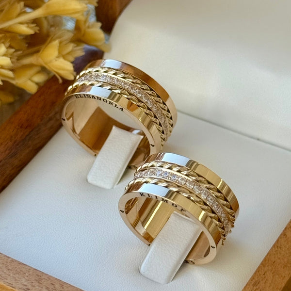 Alianças em Ouro 18k
- Modelo Pinheiros