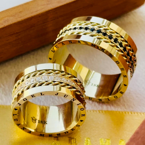 Alianças de Casamento em Ouro 18k
- Modelo Pinheiros