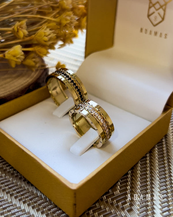 Alianças de casamento em Ouro 18k- Modelo Punta Cana