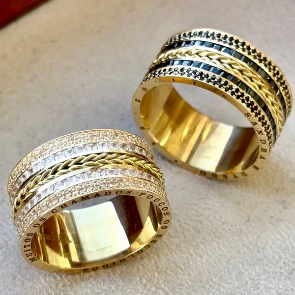 Alianças de casamento em Ouro - Modelo JK